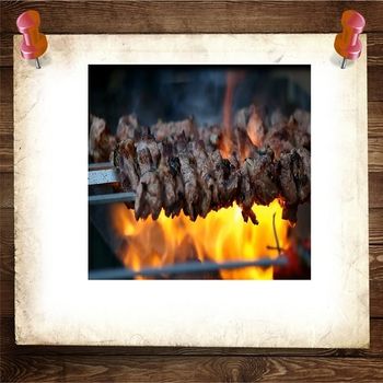 Блюда приготовленные на открытом огне